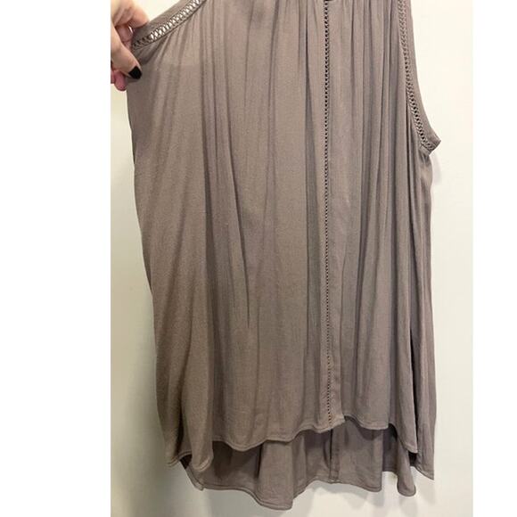 TORRID Brown Sleeveless Flair Light Back Button-Up Women Shirt Size 1X - Picture 9 of 9